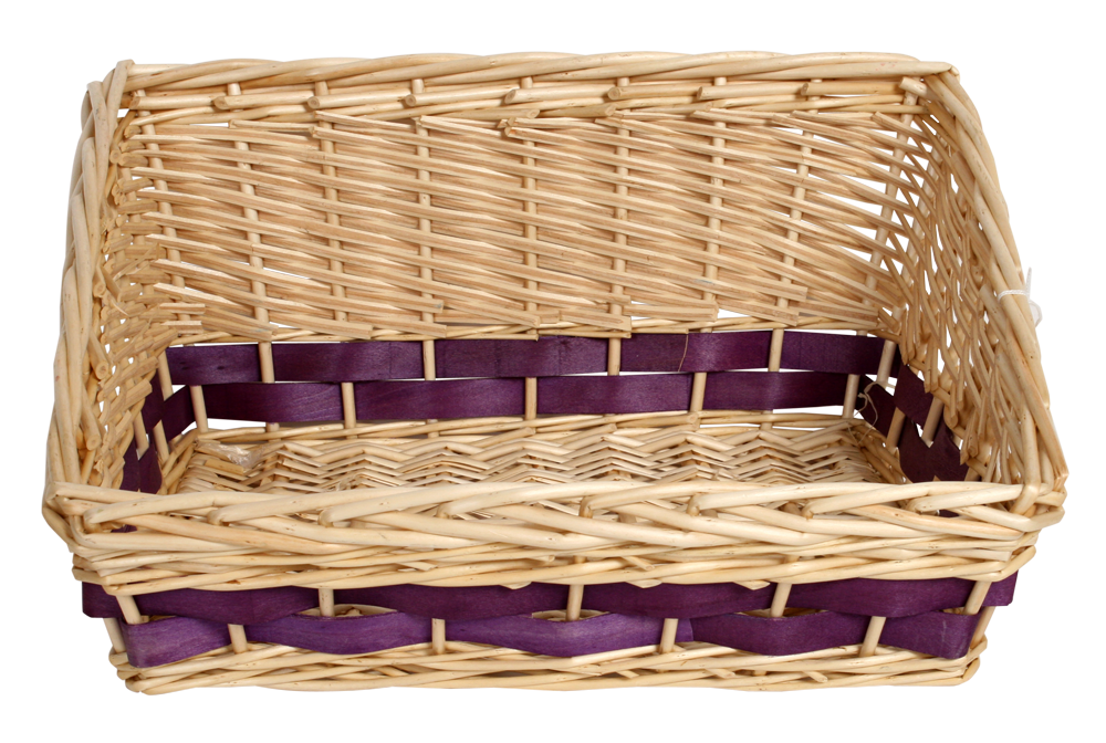 BASKET EASTER PURPLE 42X32 X20 (478190)